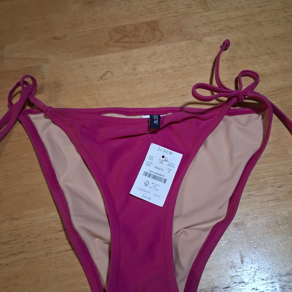 J. Crew Women's Pink Bikini Bottom